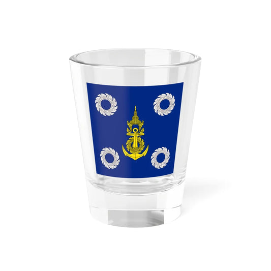 Flag Siamese Admiral of the Fleet 1936-1956 (Thailand) Shot Glass 1.5oz 1.5oz - Go Mug Yourself