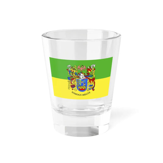 FLAG-Somogy-megye (Hungary) Shot Glass 1.5oz 1.5oz - Go Mug Yourself
