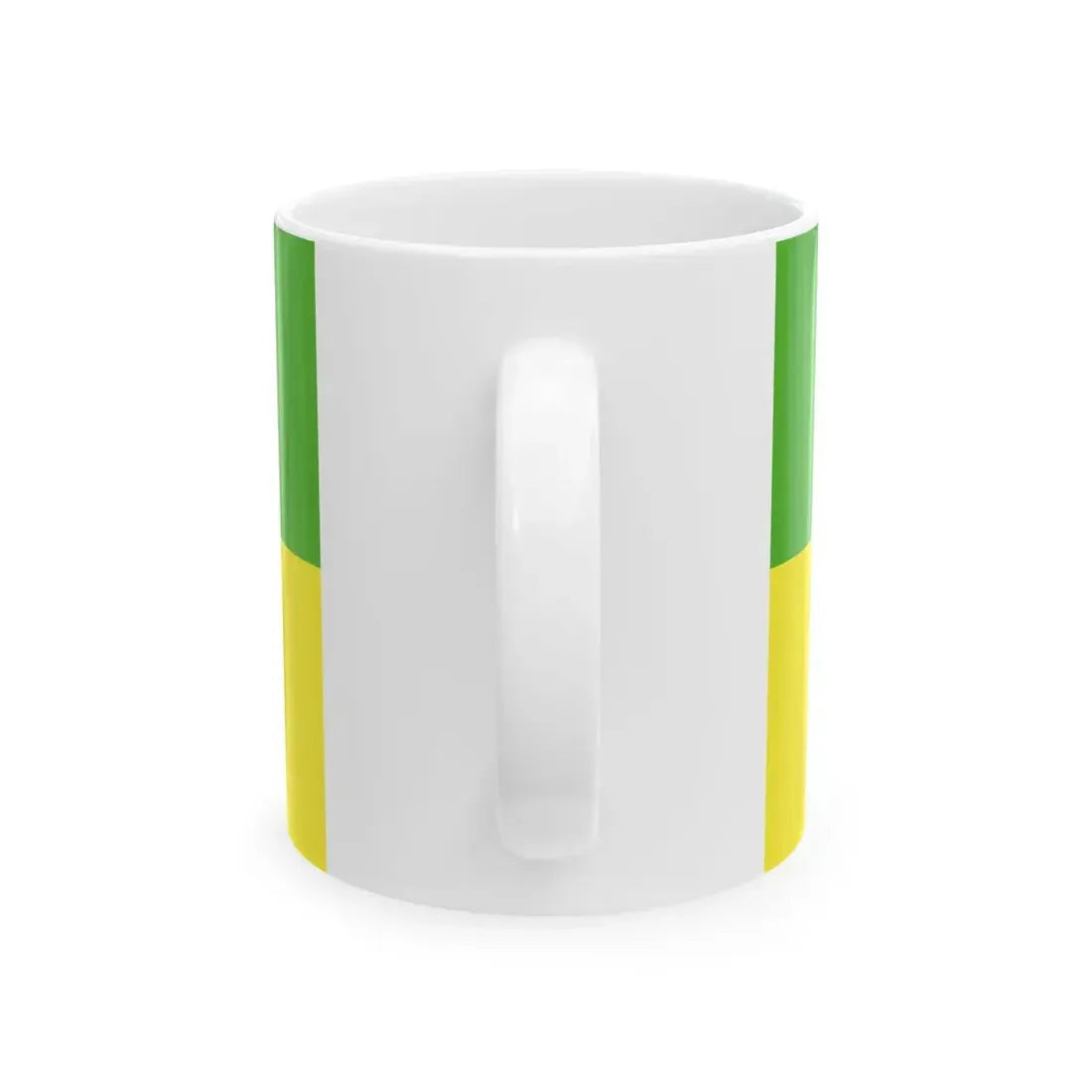 FLAG-Somogy-megye (Hungary) White Coffee Mug - Go Mug Yourself