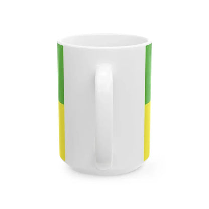 FLAG-Somogy-megye (Hungary) White Coffee Mug - Go Mug Yourself