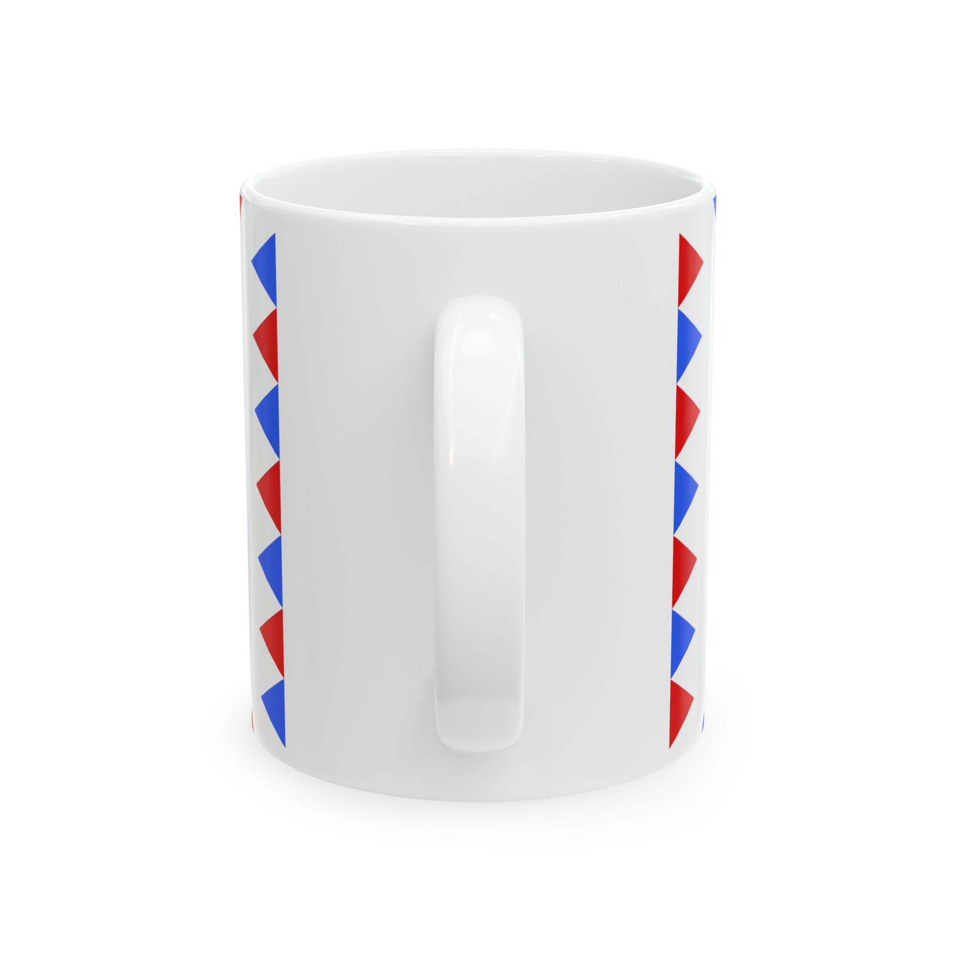 Flag-Szabolcs-Szatmar-Bereg-megye (Hungary) White Coffee Mug-Go Mug Yourself