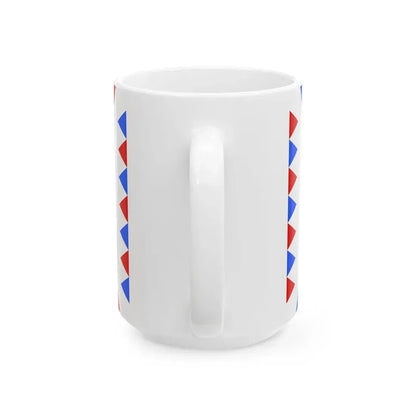 Flag-Szabolcs-Szatmar-Bereg-megye (Hungary) White Coffee Mug - Go Mug Yourself
