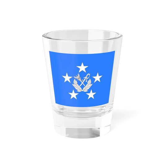 Flag Thai Marshal of Air Force (Thailand) Shot Glass 1.5oz 1.5oz - Go Mug Yourself