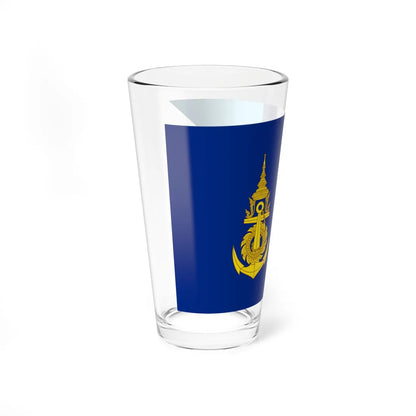 Flag Thai Navy Base Commander (Thailand) Pint Glass 16oz - Go Mug Yourself
