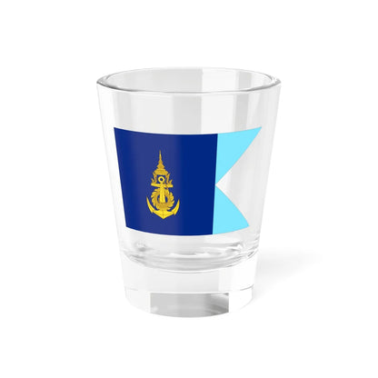 Flag Thai Navy Base Commander (Thailand) Shot Glass 1.5oz 1.5oz - Go Mug Yourself