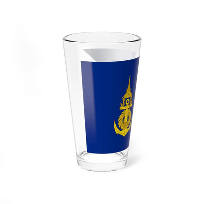 Flag Thai Navy Fleet Commander (Thailand) Pint Glass 16oz - Go Mug Yourself