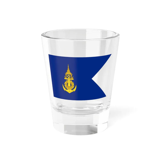 Flag Thai Navy Fleet Commander (Thailand) Shot Glass 1.5oz 1.5oz - Go Mug Yourself