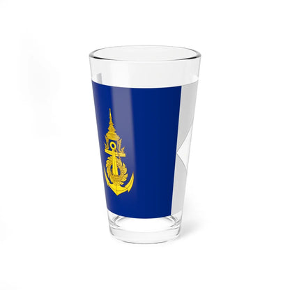 Flag Thai Navy Squadron Commander (Thailand) Pint Glass 16oz 16oz - Go Mug Yourself