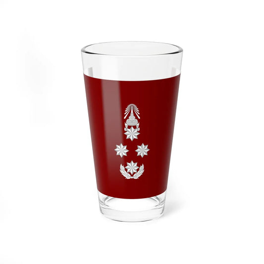 Flag Thai Police General (Thailand) Pint Glass 16oz 16oz - Go Mug Yourself