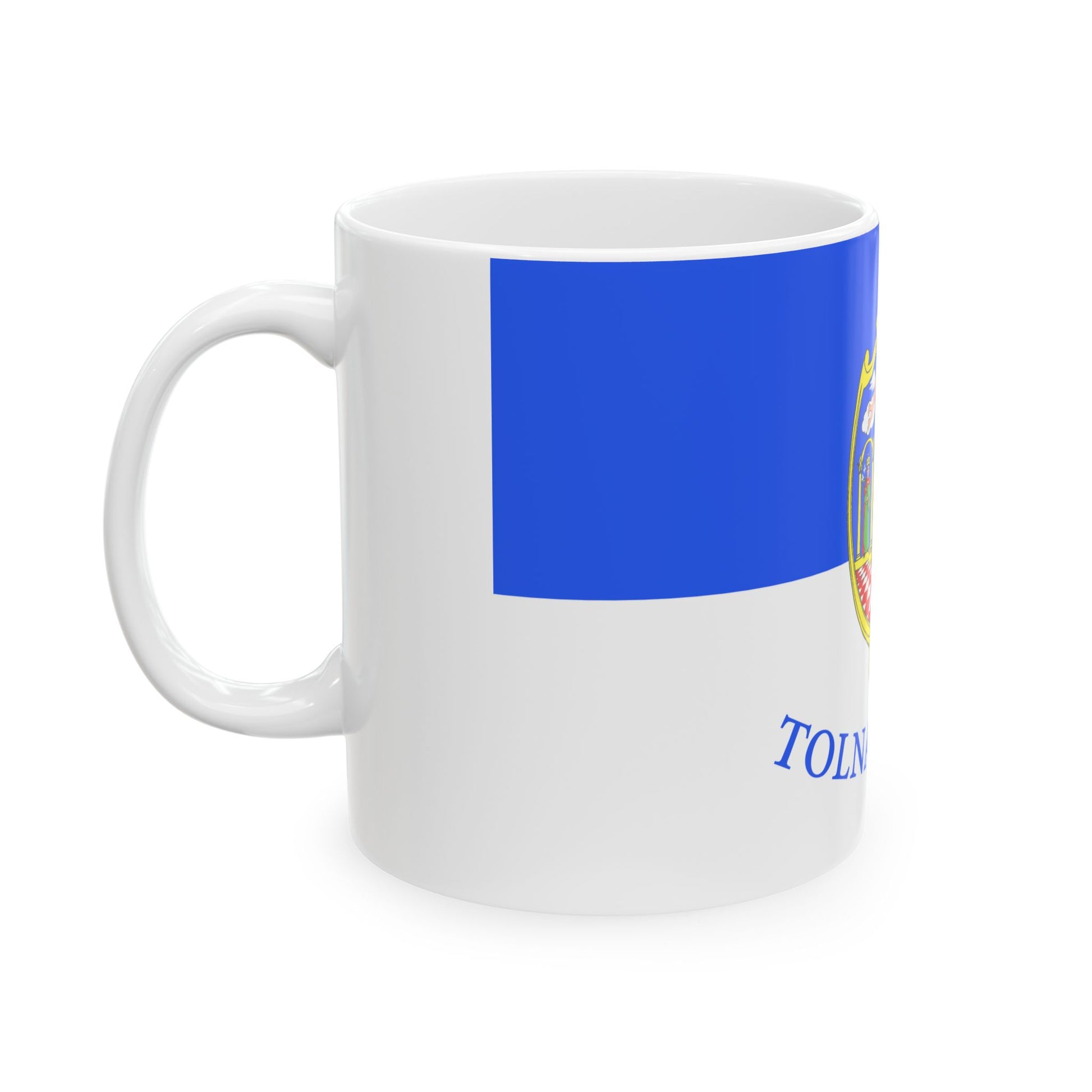 FLAG-Tolna-megye (Hungary) White Coffee Mug-Go Mug Yourself