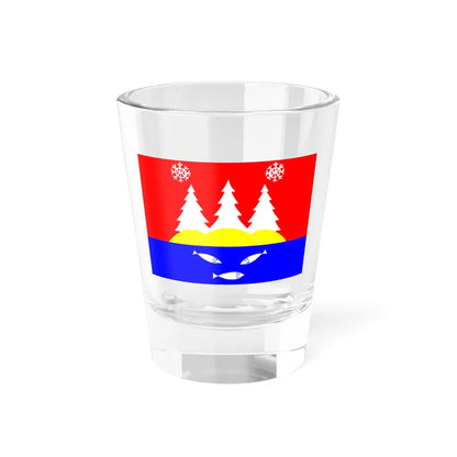 Flag toxovo Leningrad oblast (Russia) Shot Glass 1.5oz 1.5oz - Go Mug Yourself