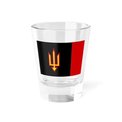 СіЧ flag (Ukraine) Shot Glass 1.5oz 1.5oz - Go Mug Yourself