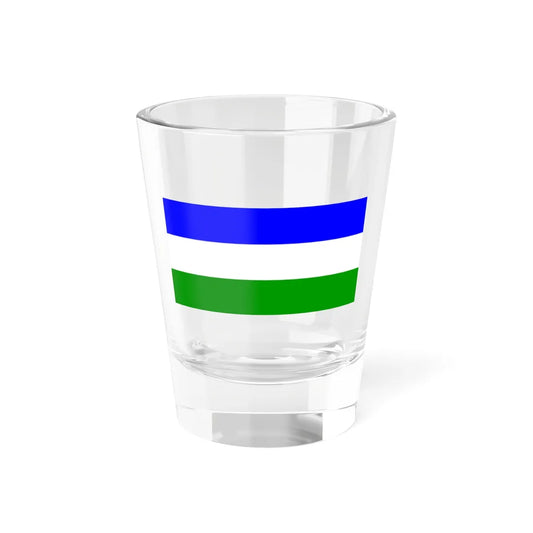 Flag used by Welsh Chartists (United Kingdom) Shot Glass 1.5oz 1.5oz - Go Mug Yourself