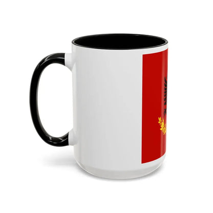 Flag variation of the Albanian Royal Army - Accent Coffee Mug - Go Mug Yourself