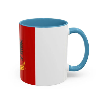 Flag variation of the Albanian Royal Army - Accent Coffee Mug - Go Mug Yourself
