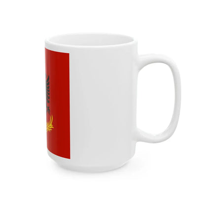 Flag variation of the Albanian Royal Army (Albania) White Coffee Mug - Go Mug Yourself