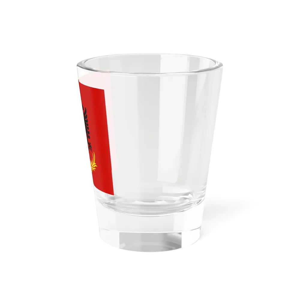 Flag variation of the Albanian Royal Army - Shot Glass 1.5oz - Go Mug Yourself