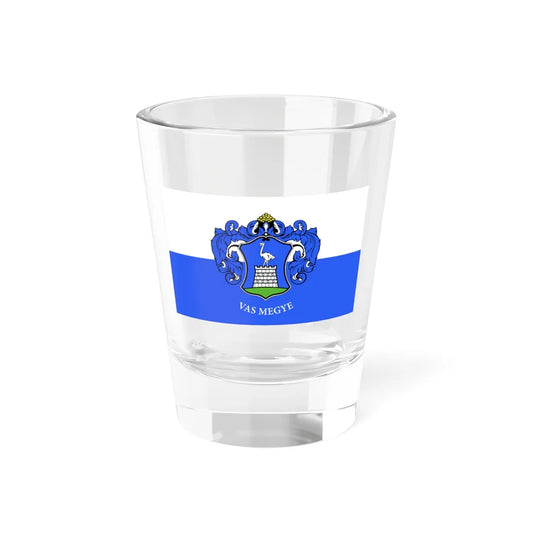 FLAG-Vas-megye (Hungary) Shot Glass 1.5oz 1.5oz - Go Mug Yourself