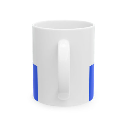 FLAG-Vas-megye (Hungary) White Coffee Mug-Go Mug Yourself