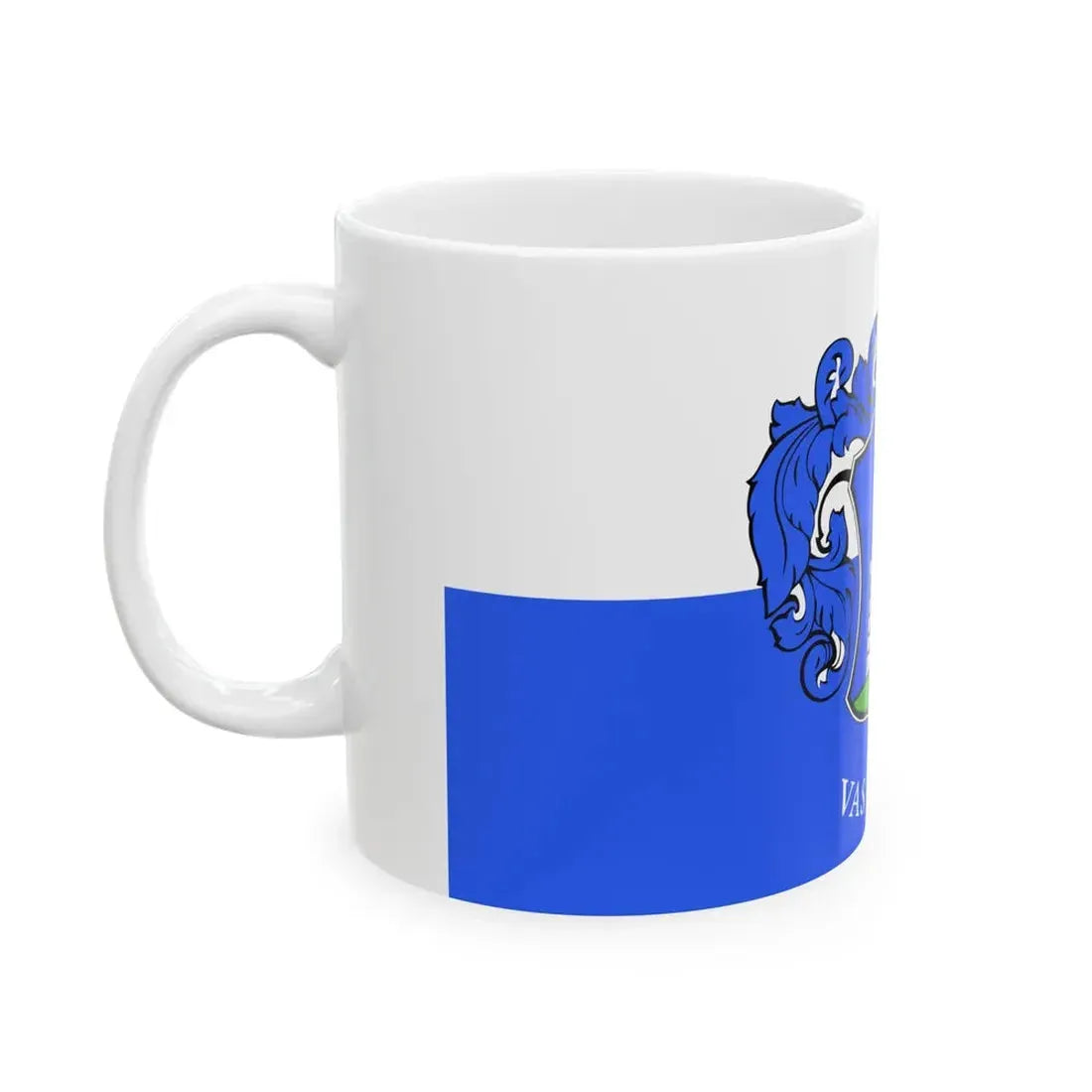 FLAG-Vas-megye (Hungary) White Coffee Mug - Go Mug Yourself