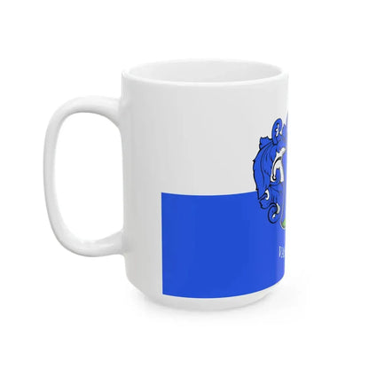 FLAG-Vas-megye (Hungary) White Coffee Mug - Go Mug Yourself