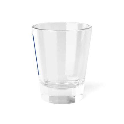 Flag white blue 2x5 (Germany) Shot Glass 1.5oz - Go Mug Yourself