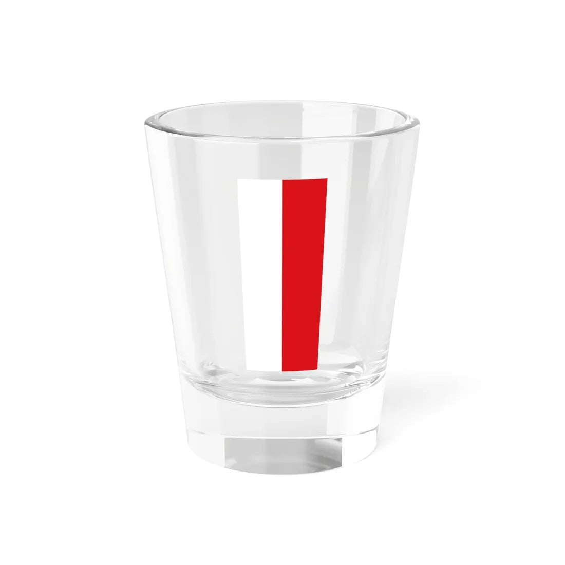 Flag white red 2x5 (Germany) Shot Glass 1.5oz 1.5oz - Go Mug Yourself