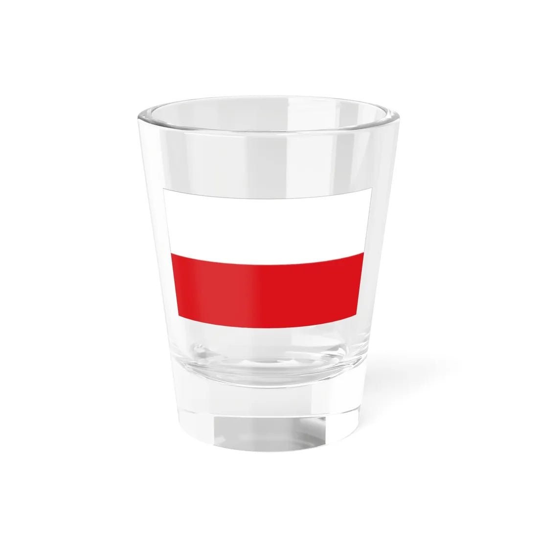 Flag white red (Germany) Shot Glass 1.5oz 1.5oz - Go Mug Yourself