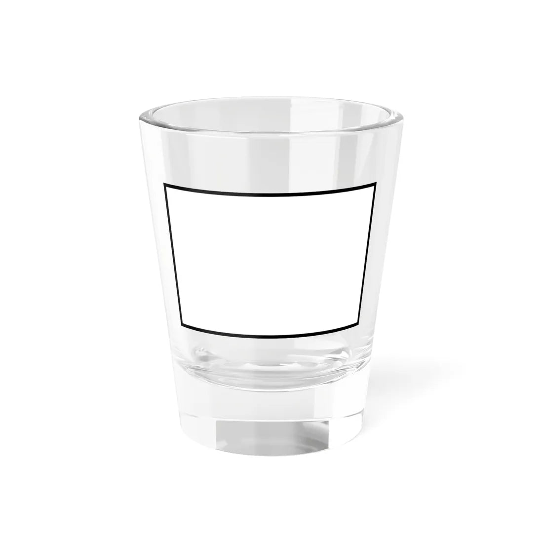 Flag white Shot Glass 1.5oz 1.5oz - Go Mug Yourself