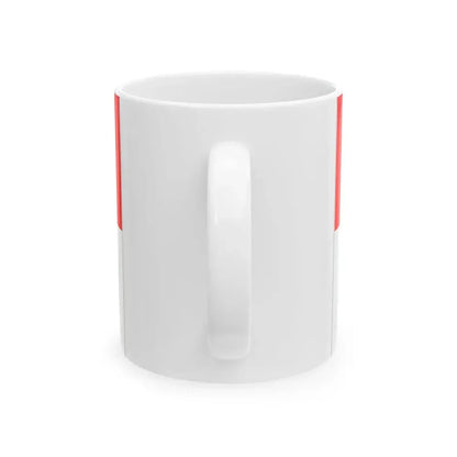 Flag with map of Indonesia (Indonesia) White Coffee Mug - Go Mug Yourself