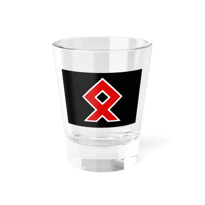 Flag with Odal rune (Germany) Shot Glass 1.5oz 1.5oz - Go Mug Yourself