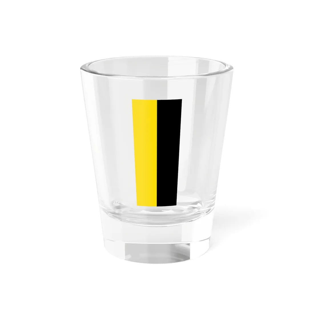 Flag yellow black 2x5 (Germany) Shot Glass 1.5oz 1.5oz - Go Mug Yourself