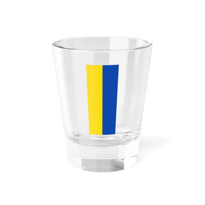 Flag yellow blue 2x5 (Germany) Shot Glass 1.5oz 1.5oz - Go Mug Yourself