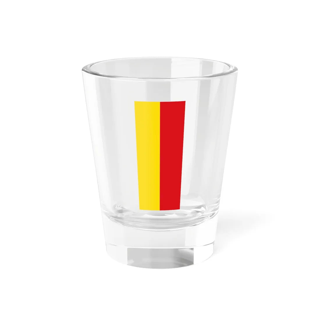 Flag yellow red 2x5 (Germany) Shot Glass 1.5oz 1.5oz - Go Mug Yourself