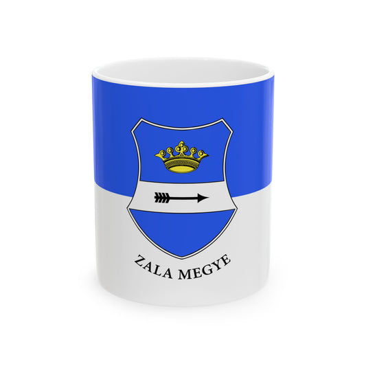 FLAG-Zala-megye (Hungary) White Coffee Mug-11oz-Go Mug Yourself