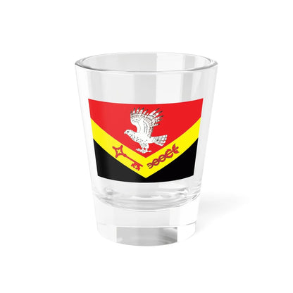 Flag Zanevka Leningrad oblast (Russia) Shot Glass 1.5oz 1.5oz - Go Mug Yourself