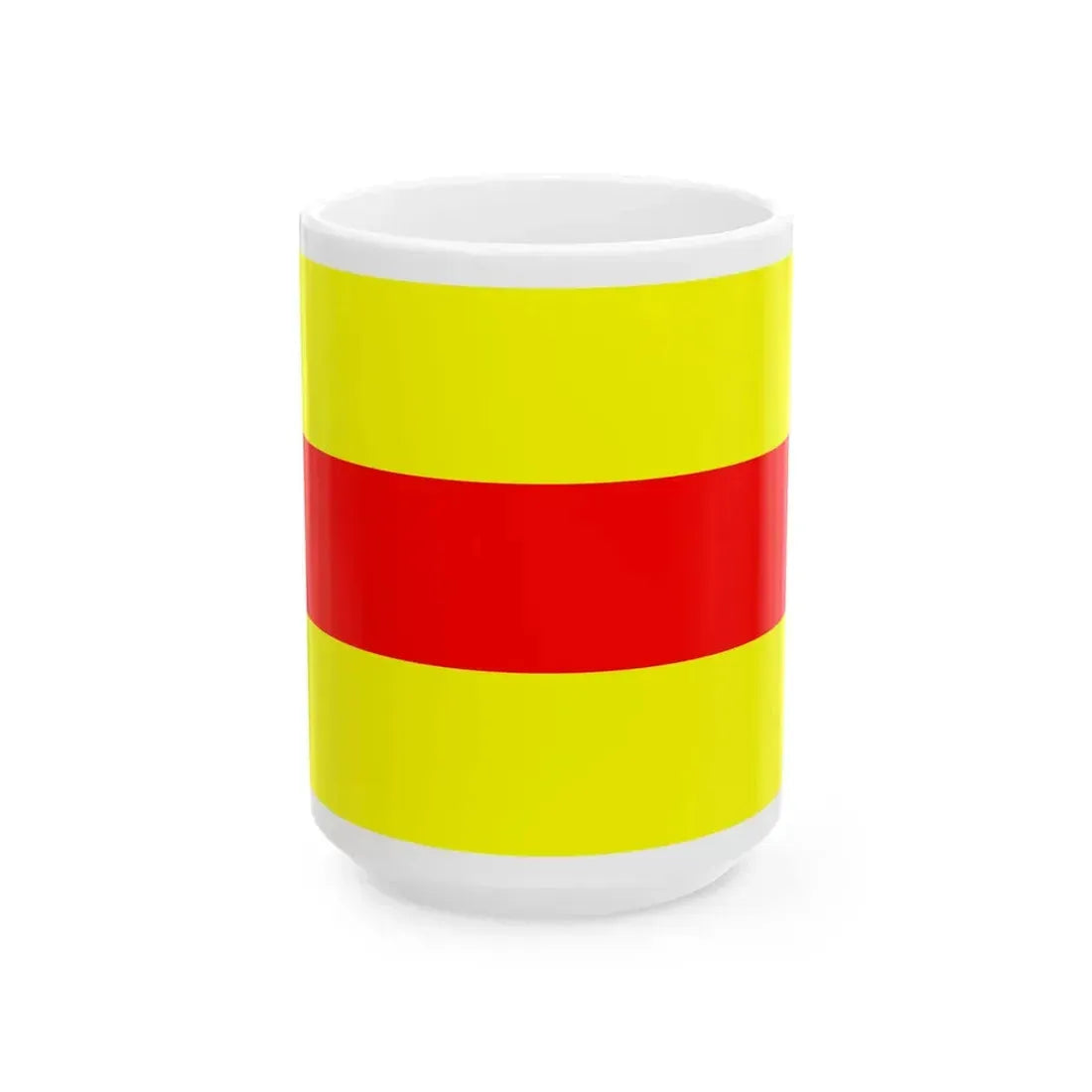 Flag Zuid-Holland 1948 (Netherlands) White Coffee Mug 15oz - Go Mug Yourself