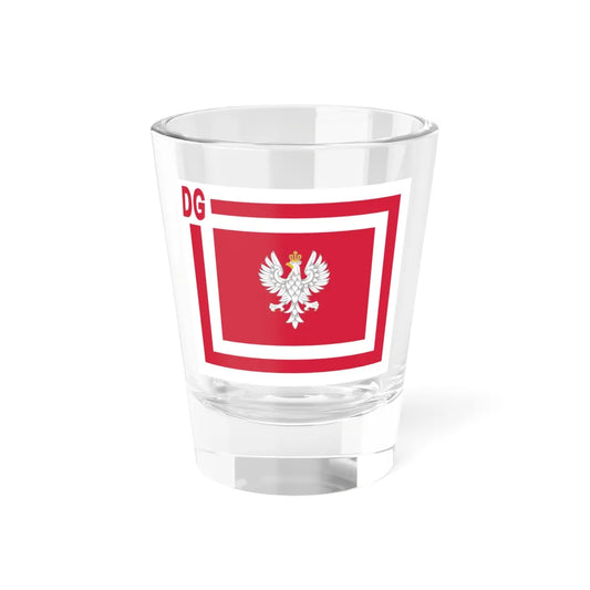 Flaga Dowodcy Generalnego Rodzajow Sił Zbrojnych (Poland) Shot Glass 1.5oz 1.5oz - Go Mug Yourself