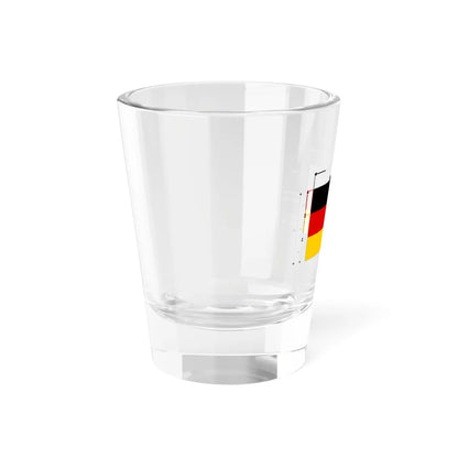Flaga Niemiec - wymiary (Germany) Shot Glass 1.5oz - Go Mug Yourself