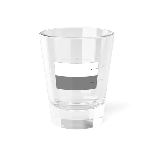 Flaga Polski-wymiary szare (Poland) Shot Glass 1.5oz 1.5oz - Go Mug Yourself