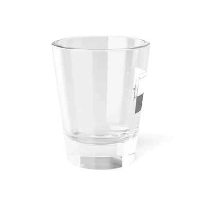 Flaga Polski-wymiary szare (Poland) Shot Glass 1.5oz - Go Mug Yourself