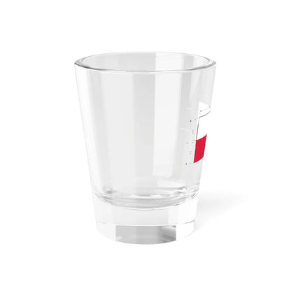 Flaga polski - wymiary wariant (Poland) Shot Glass 1.5oz - Go Mug Yourself