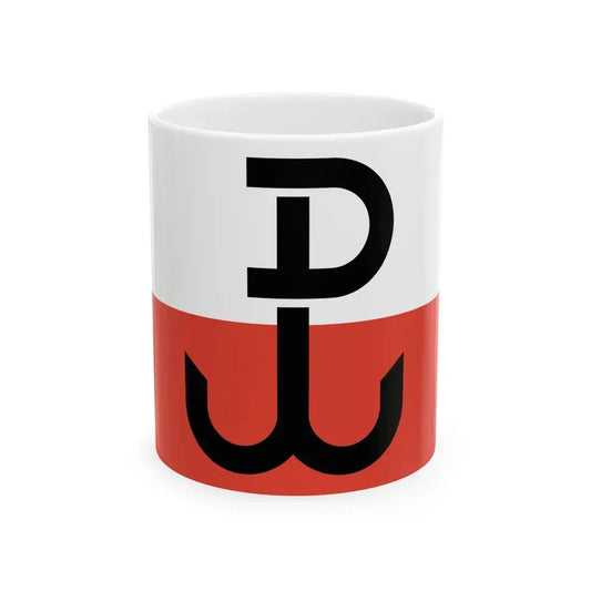 Flaga PPP (Poland) White Coffee Mug 11oz - Go Mug Yourself