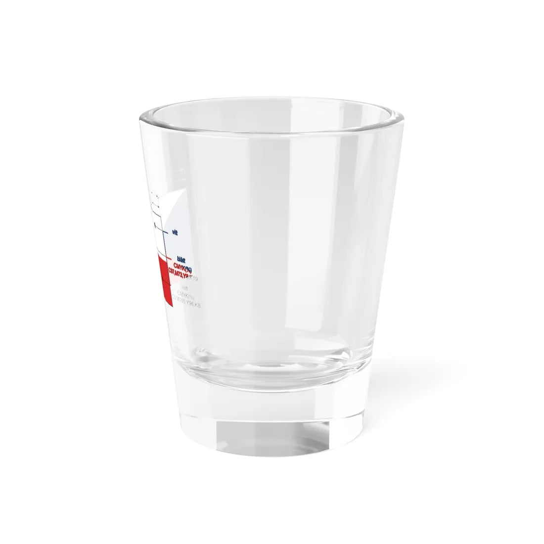 Flaga Republiki Czech - wymiary sv (Czech Republic) Shot Glass 1.5oz - Go Mug Yourself