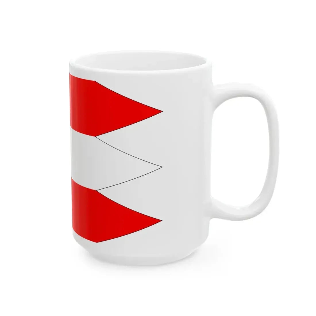 Flaga Rzeczypospolitej Obojga Narodow ogolna (Lithuania) White Coffee Mug - Go Mug Yourself
