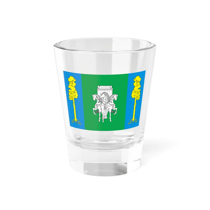 FlagBolshesosnovskyRaionSVG (Russia) Shot Glass 1.5oz 1.5oz - Go Mug Yourself
