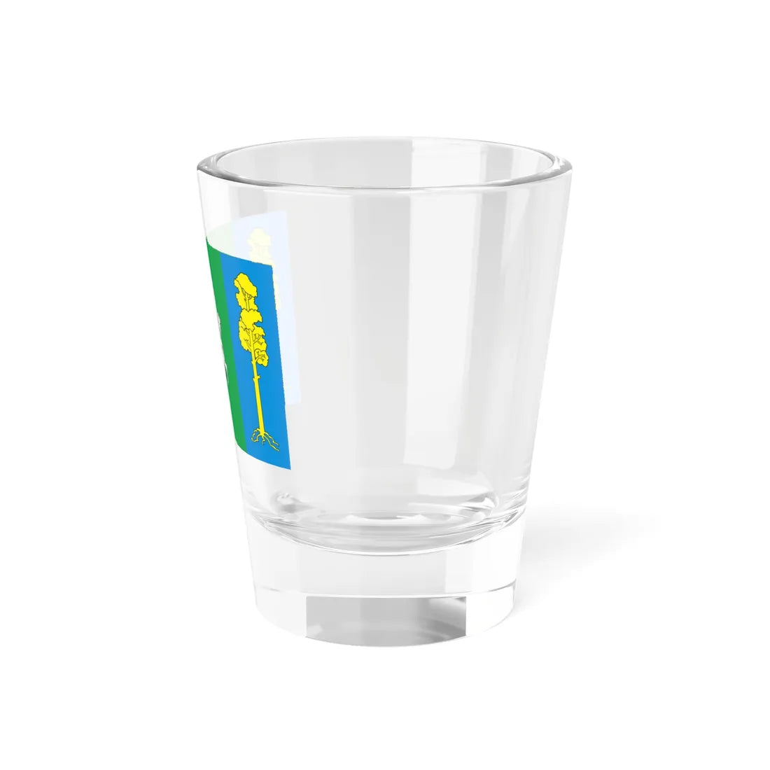 FlagBolshesosnovskyRaionSVG (Russia) Shot Glass 1.5oz - Go Mug Yourself