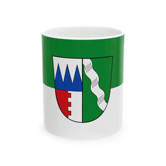Flagg Kronenborg (Germany) White Coffee Mug 11oz - Go Mug Yourself