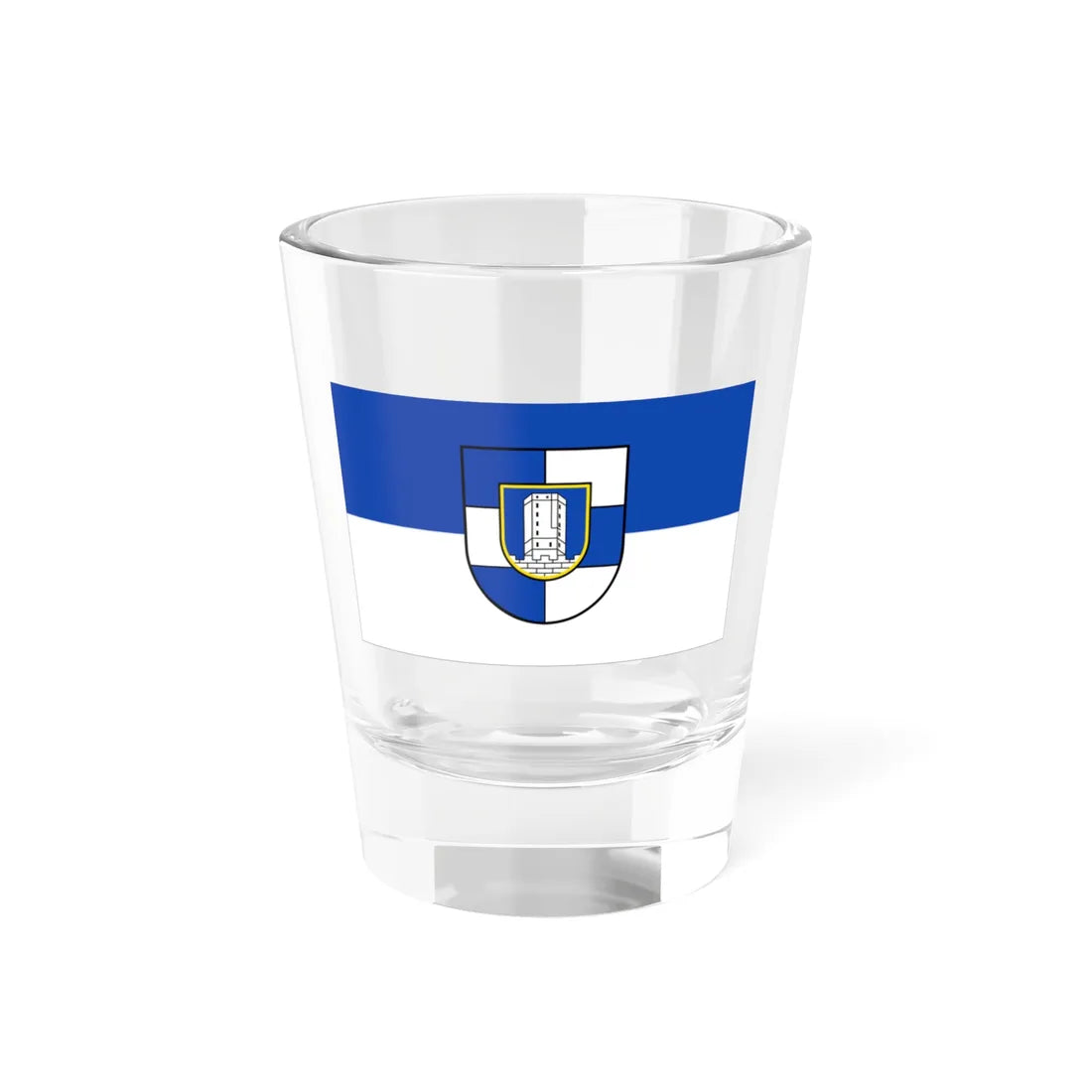 Flagge Adelebsen (Germany) Shot Glass 1.5oz 1.5oz - Go Mug Yourself