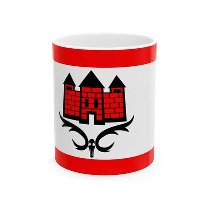 Flagge Ahrensburg (Germany) White Coffee Mug 11oz - Go Mug Yourself